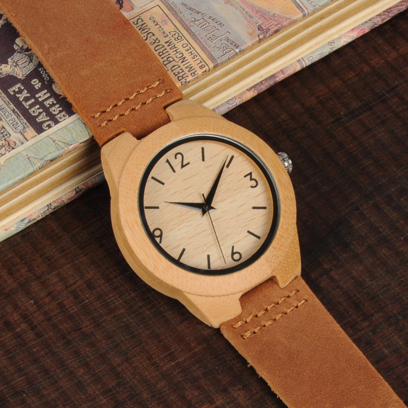 Classic Wooden Wristwatch