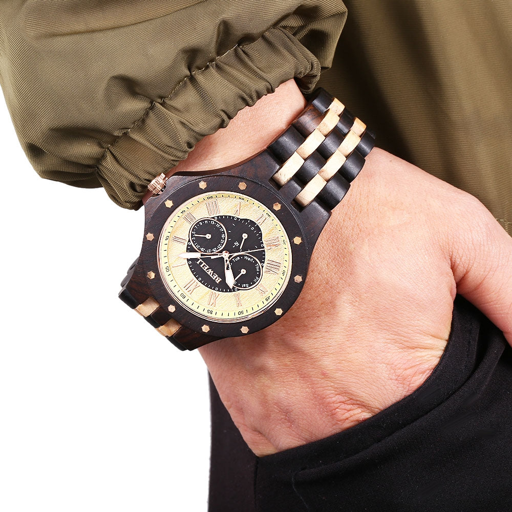 Business Wooden Wrist Watch