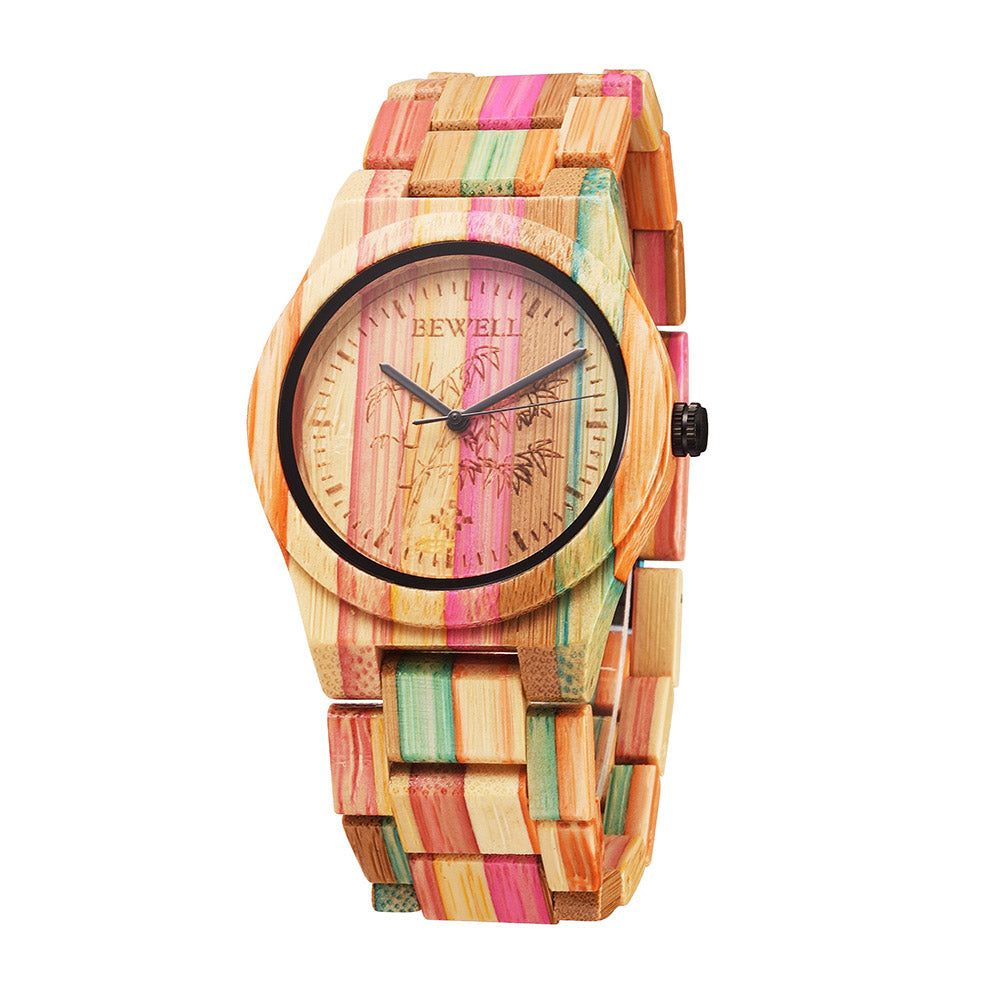 Wonder Rainbow Wooden Wristwatch