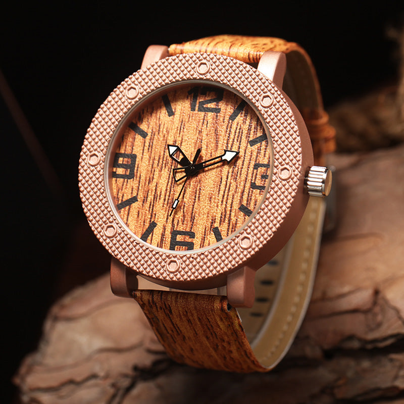 Casual Wooden Wrist Watch
