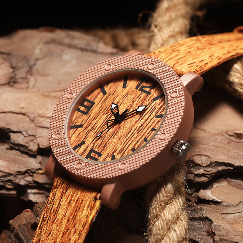 Casual Wooden Wrist Watch